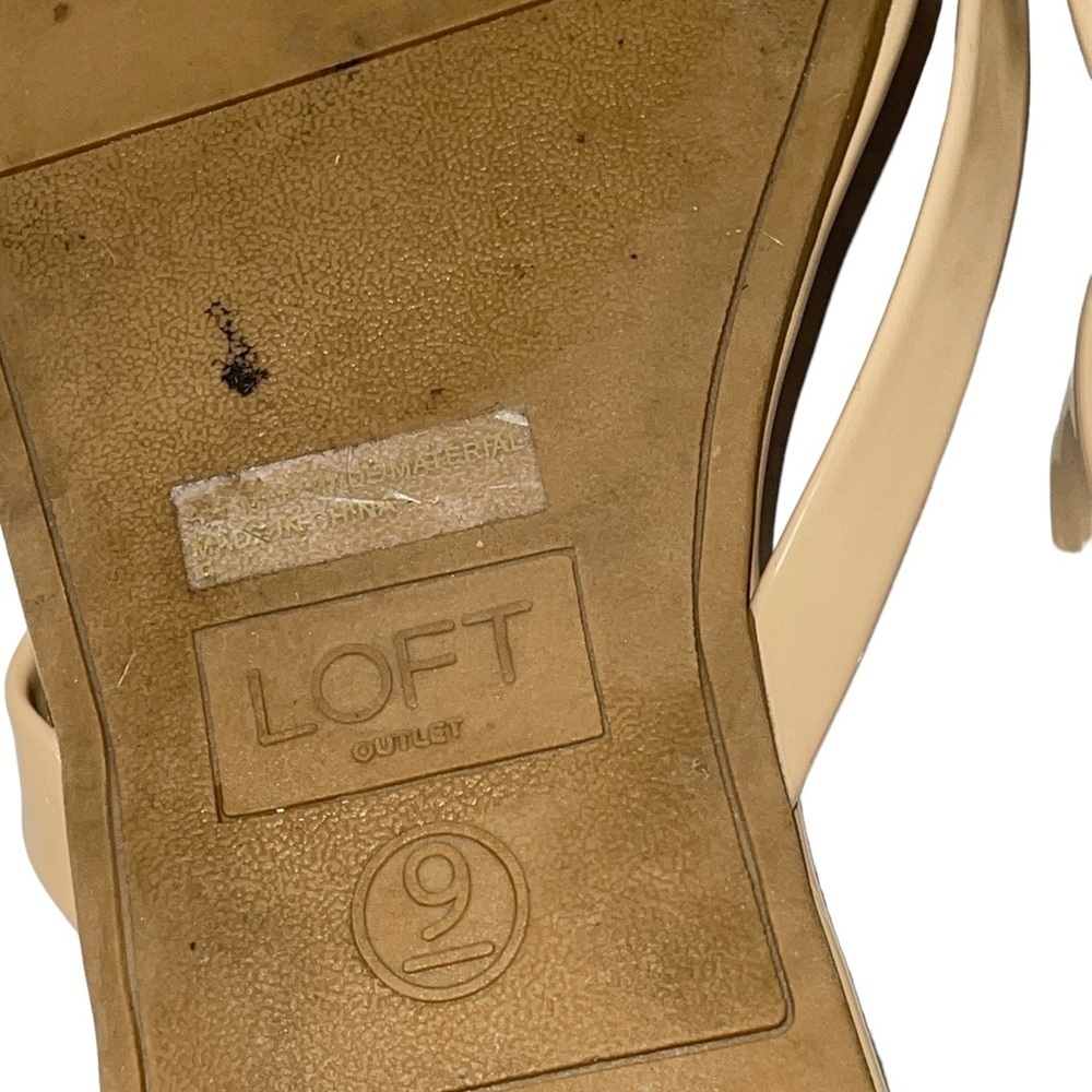 Loft Outlet Women's Fit Flops Size 9 Tan "Sun and Sand" Thong Cushioned Flexible - Picture 6 of 6